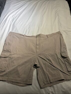 Men's Cargo Shorts — Light Tan Casual Utility